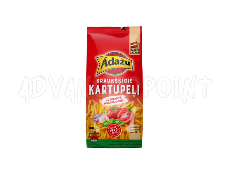Ādaži Crispy Potatoes Tomato Dill Salt 3 Pack 300g/10.6oz Latvian Snack gallery