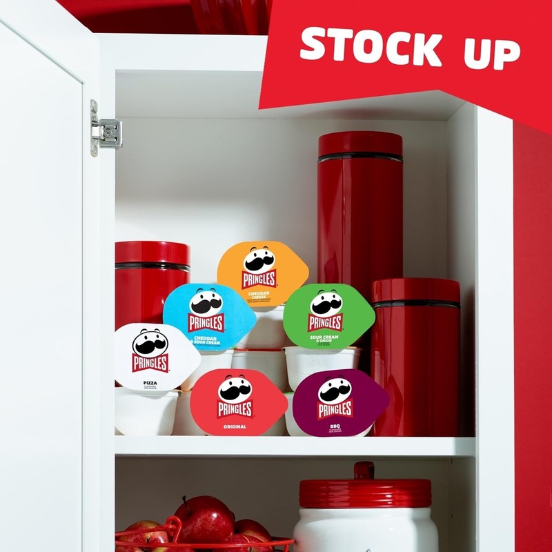 Pringles Potato Crisps Chips, Lunch Snacks, Snack Cups, Variety Pack, 19.5oz Box gallery