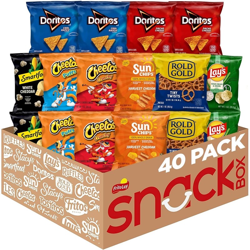 Frito-Lay Fun Times Mix Variety Pack, 2.37 Pounds, Pack of 40