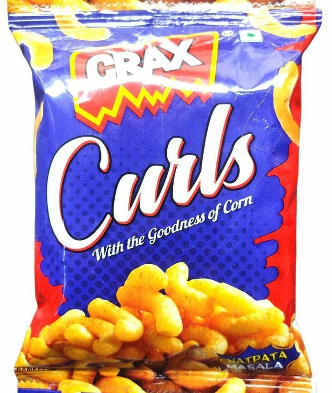 Crax Curls – Chatpata MILD Masala snacks 15 grm (pack of 10)