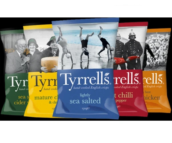 Tyrrells Crisps Mixed Case 7 Flavours Full Case 24x40g Bags gallery