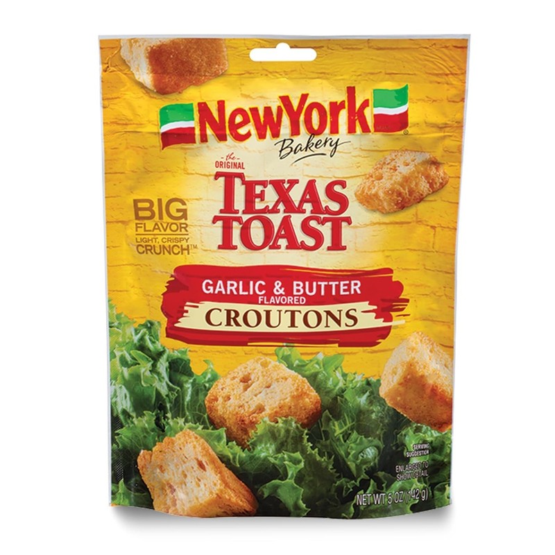 Texas Toast Garlic and Butter Croutons, 5 oz. Resealable Bag, Hearth-Baked wi... gallery