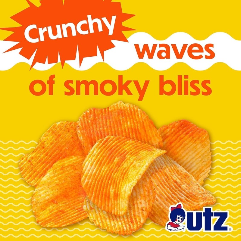 Crispy Barbeque Potato Chips - 60 Count, 1 oz Bags - Gluten Free, Crunchy Snacks gallery