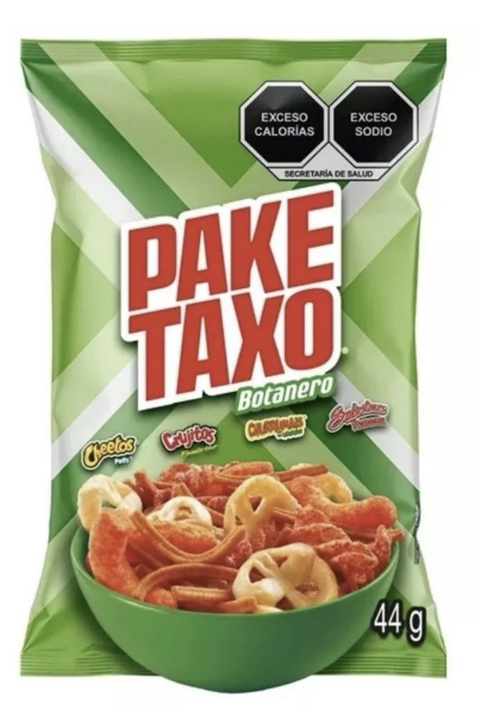 5X PAKE TAXO BOTANERO – SABRITAS MEXICANAS (5 Paquetes de 44g c/u)