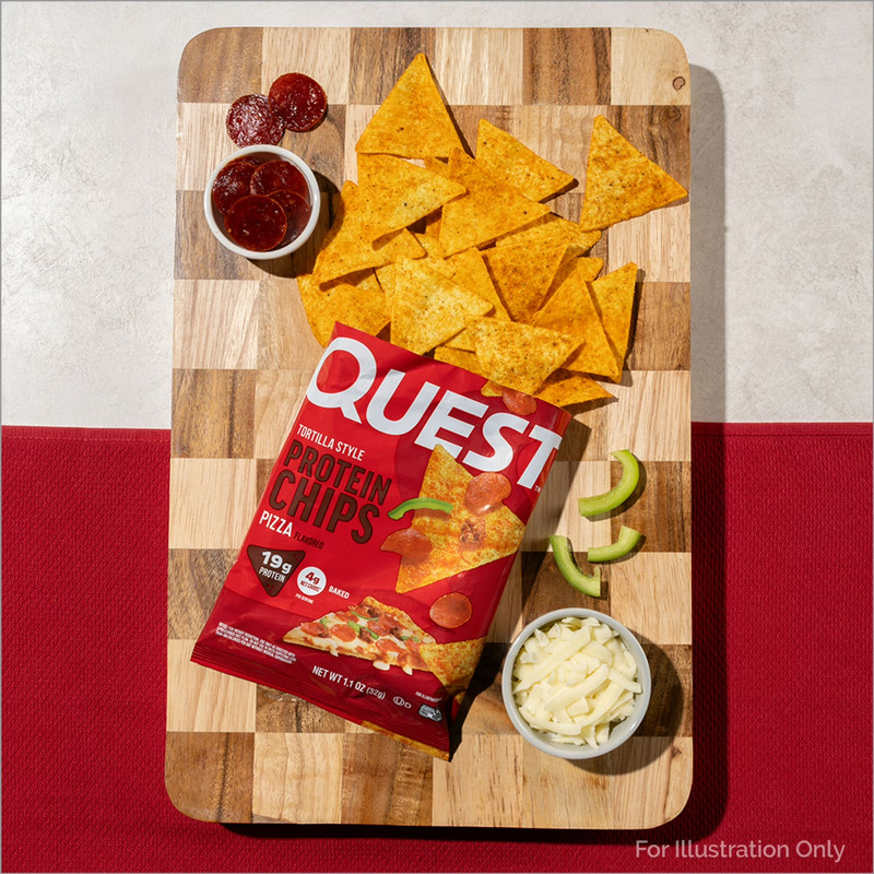 Quest Tortilla Style Protein Chips, 19g Protein,Pizza Flavor, Free Shipping gallery