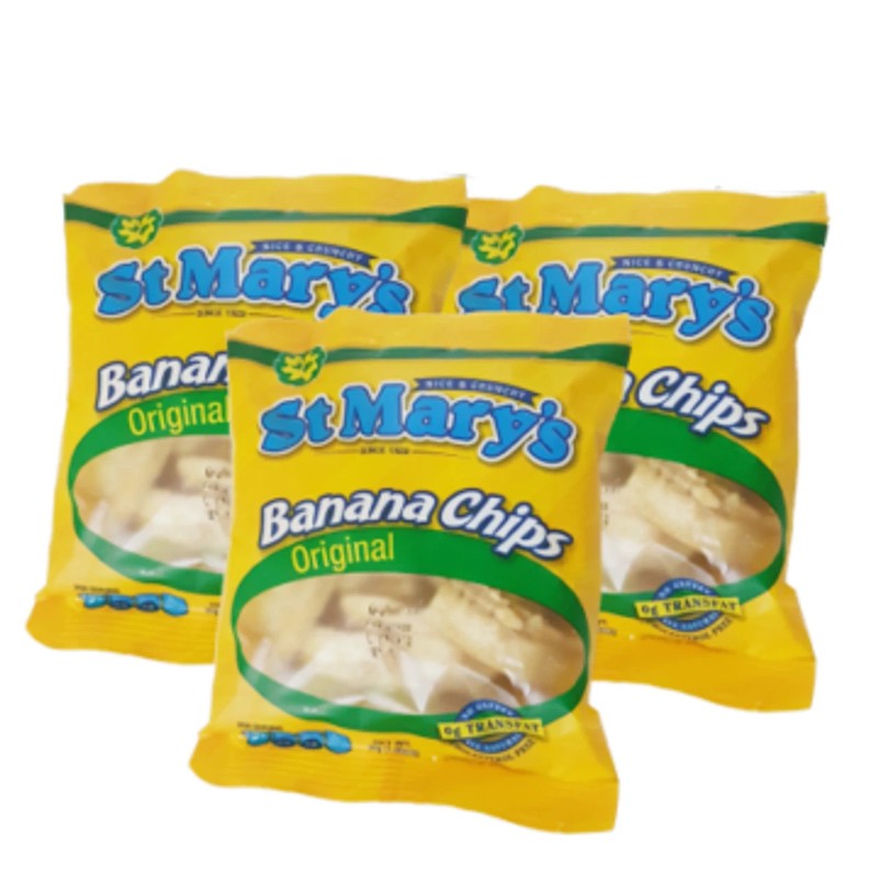 Jamaican St.Mary Banana Chips Original (medium Size)