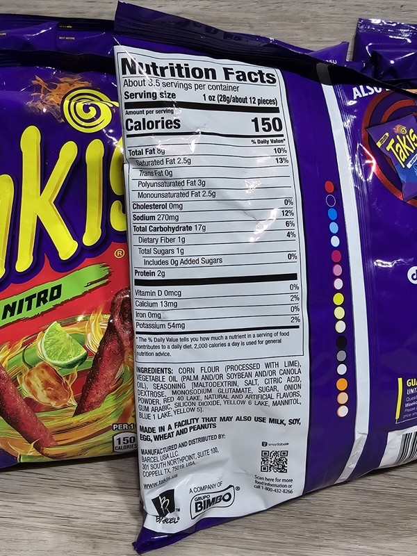 17 Bags Takis Habanero & Lime Tortilla Chips 3.25oz. Crunchy Spicy Snack 1/15/25 gallery