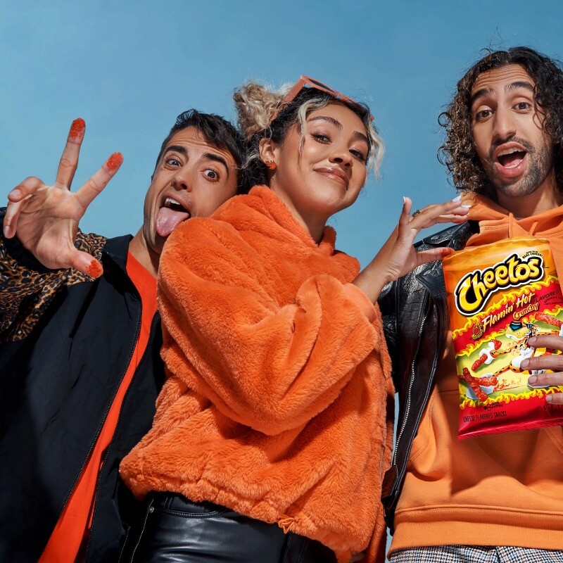 New Cheetos Baked Crunchy Flamin' Hot Flavored Puffed Snack Chips, 1 oz Bags gallery