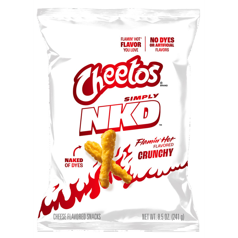 Cheetos Simply NKD Crunchy Flamin’ Hot Cheese Snacks 8.5 oz