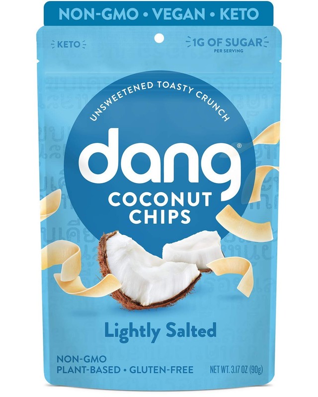 Dang Coconut Chips Lightly Salted Vegan Snack Pack Of 6 Healthy Snack Chips