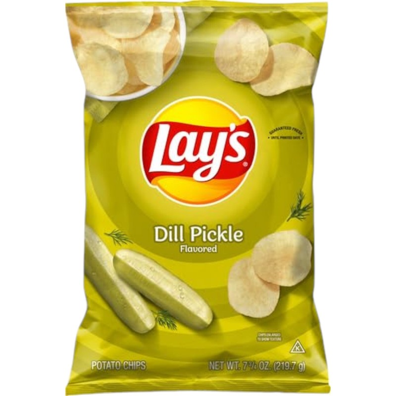 Lay’s Dill Pickle Flavored Potato Chips 7.75 oz 1 Bag