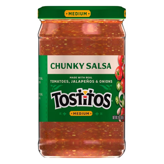 Tostitos Medium Chunky Salsa, No Artificial Colors, No Artificial Flavors, 24 oz