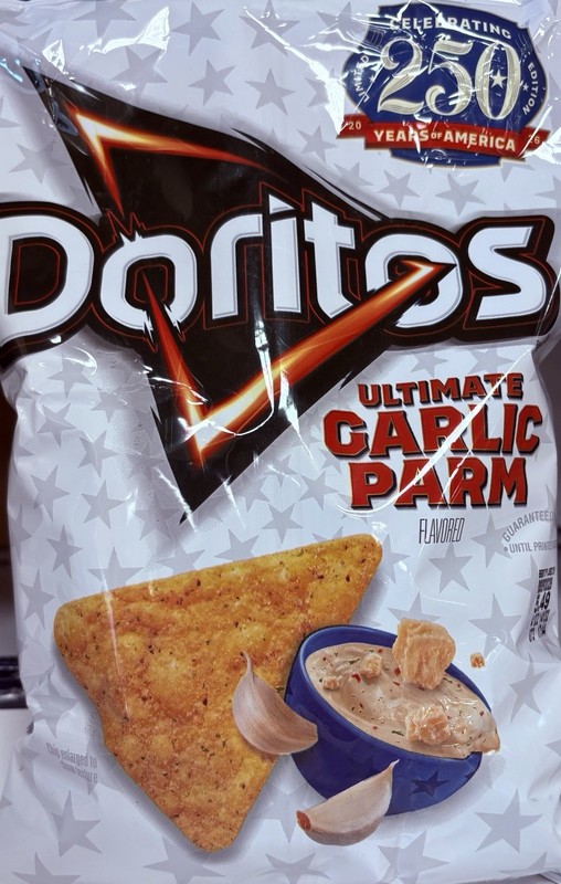 Doritos Tortilla Chips Ultimate GARLIC PARM Parmesan 9.25Oz Snack LIMITED QTY!!
