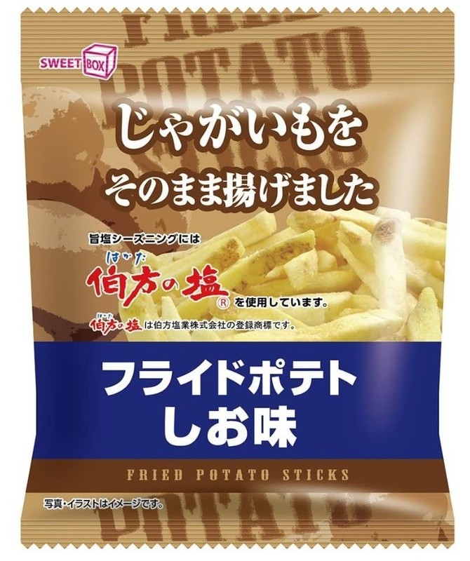 Sweet Box French fries salt flavor 42g Japanese Snack Chips