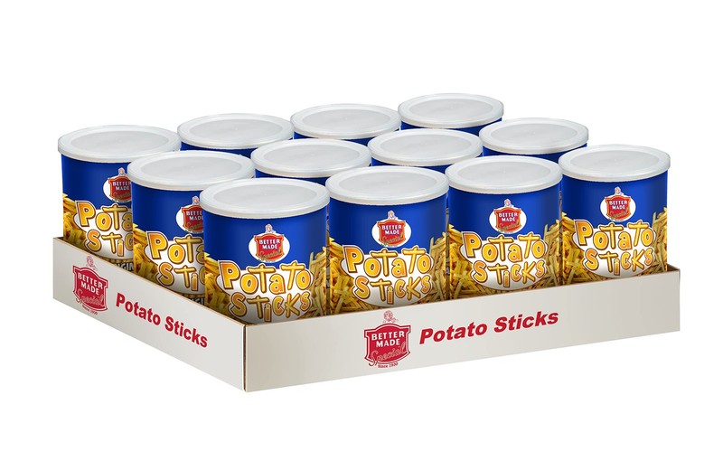 Better Made Potato Sticks 5oz Canister - (Original, 12 5 Ounce (Pack of 12)