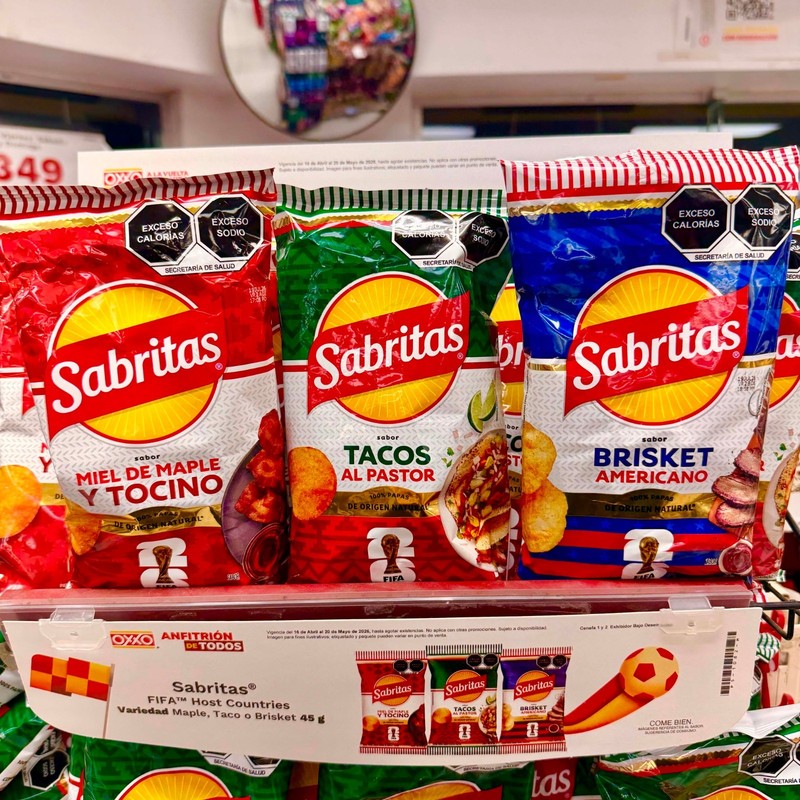 Sabritas FIFA World Cup 2026 Official Mexico Exclusive Host Countries Chips 45g