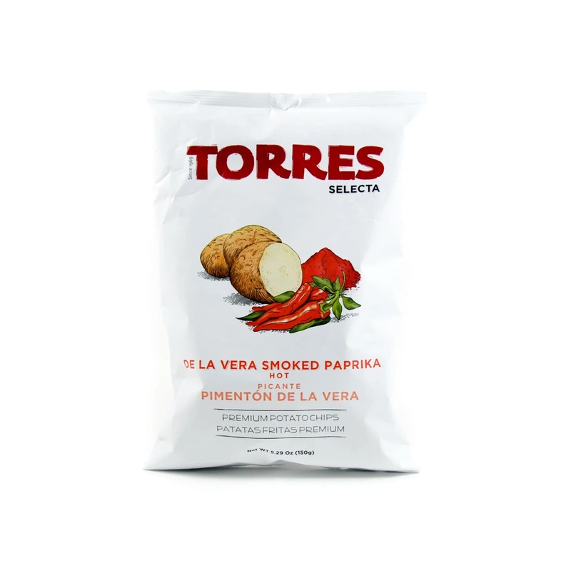 TORRES SMOKED PAPRIKA Flavor Premium Potato Chips Bag 150g 5.29oz gallery