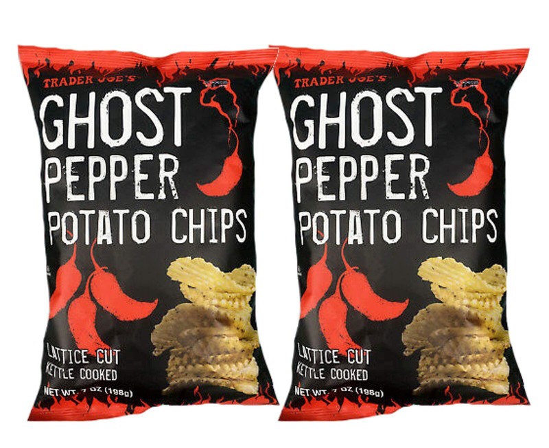 2 Packs Trader Joe’s Ghost Pepper Potato Chip Kettle Cooked 7 oz Each Pack