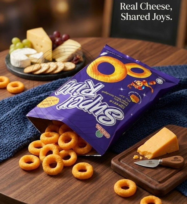 Oriental Super Ring Cheese Crackers 60g-Authentic Malaysian Snack (BULK SAVINGS) gallery