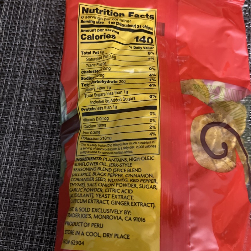 Trader Joe's Jerk-Style Plantain Chips gallery