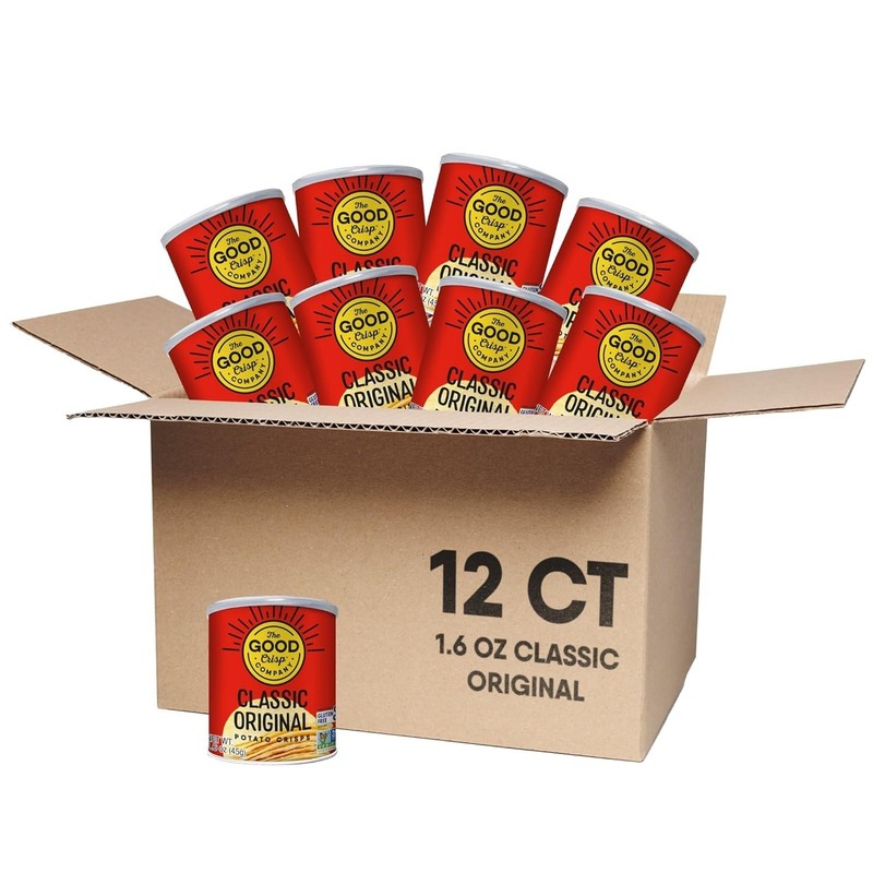 Good Crisps Mini Potato Chips - 1.6 Oz (Pack of 12), Guilt-Free Snack Delight gallery