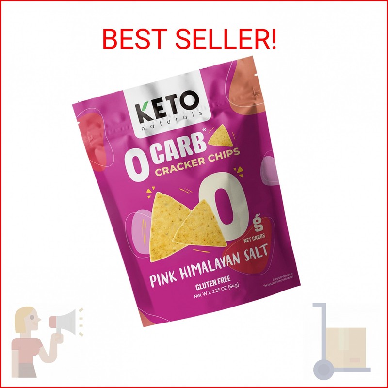 Keto crackers zero, low carb no sugar (Sea Salt) delicious crackers gluten free