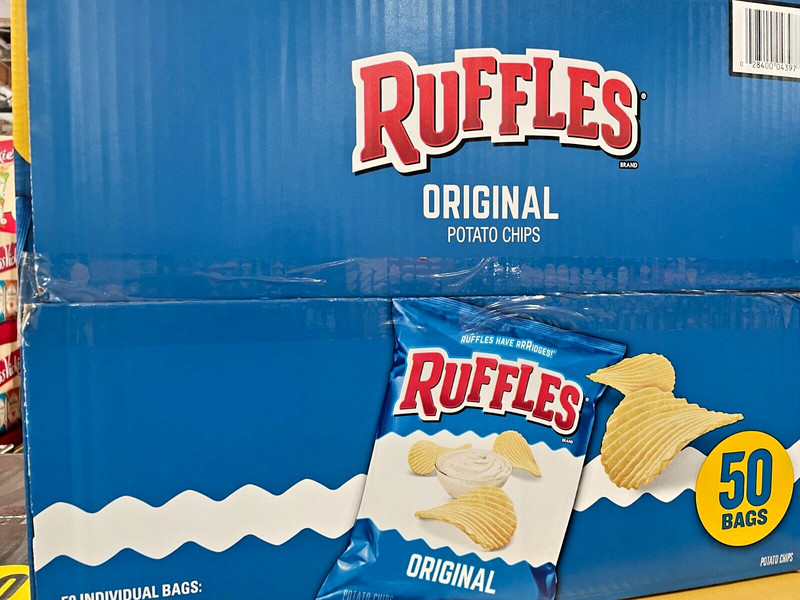 Ruffles Original Potato Chips 1 oz 50 counts