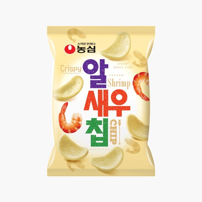 Nongshim Round Shrimp Chips 68g x3 Pack Korean Snack gallery
