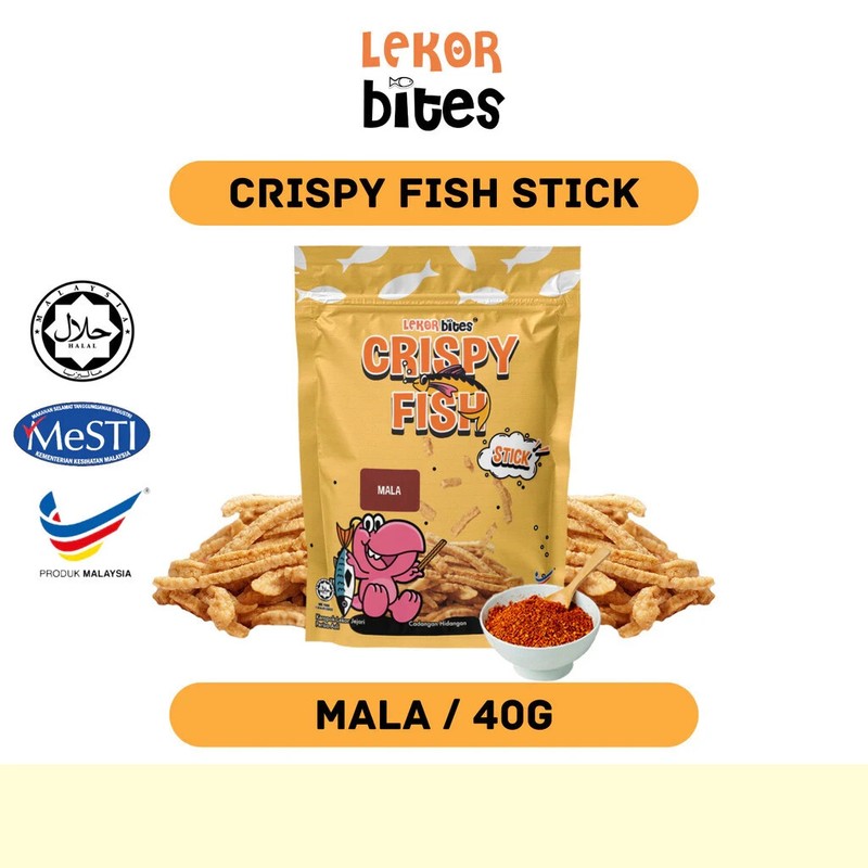 Lekor Bites Crispy Fish Stick, CONSERVE 8 PACKAGES, FLAVOUR PURE FISH taste gallery