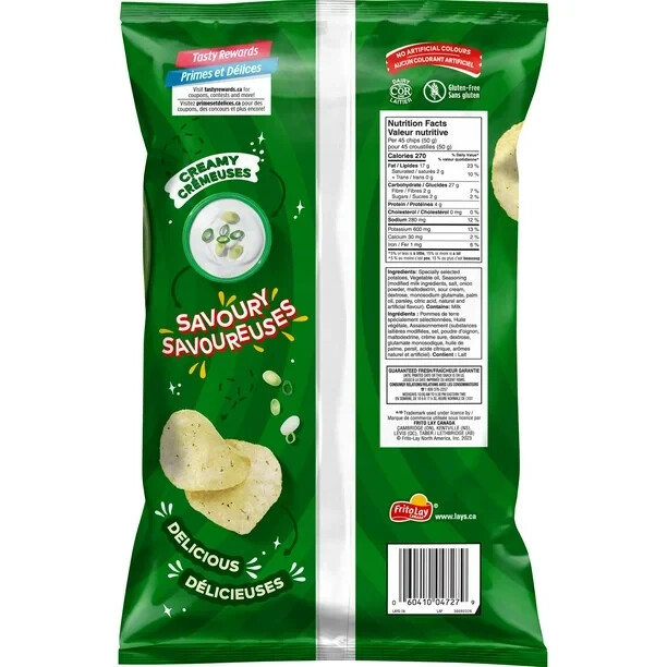 24 Bags of Lay's Sour Cream & Onion Flavored Potato Chips 235g Each gallery