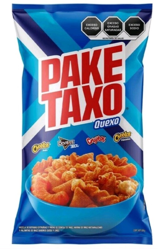 5X PAKE TAXO QUEXO SABRITAS CHIPS – 5 BAGS OF 41g EACH- FREE SHIPPING