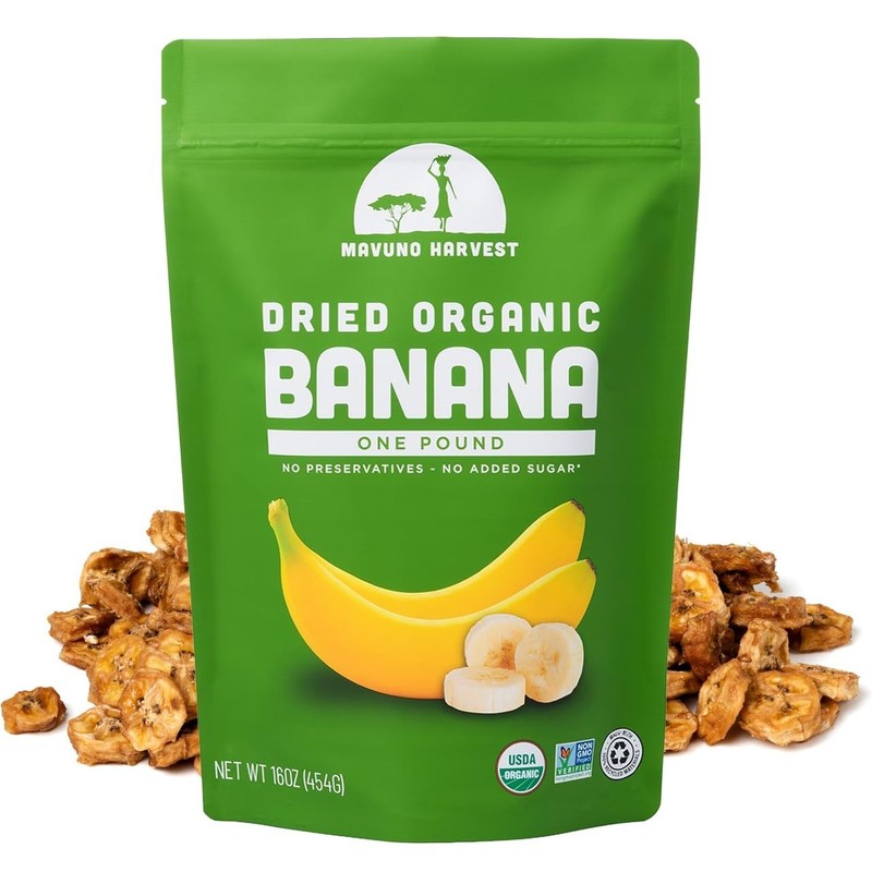 Tropical Flavor Organic Banana Chips – 16 Ounce, Perfect Healthy Snack Option