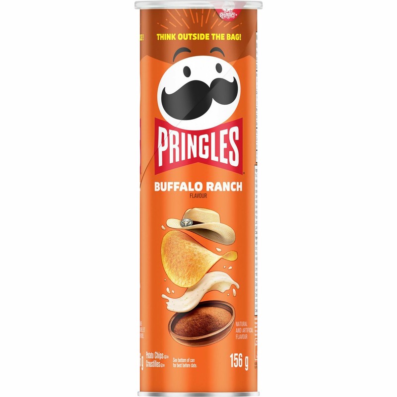 12 packs of Pringles Buffalo Ranch Flavor 156g each from CANADA Free Shipping