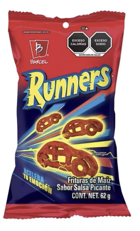 5X RUNNERS – BARCEL MEXICANAS (5 Paquetes de 62g c/u)