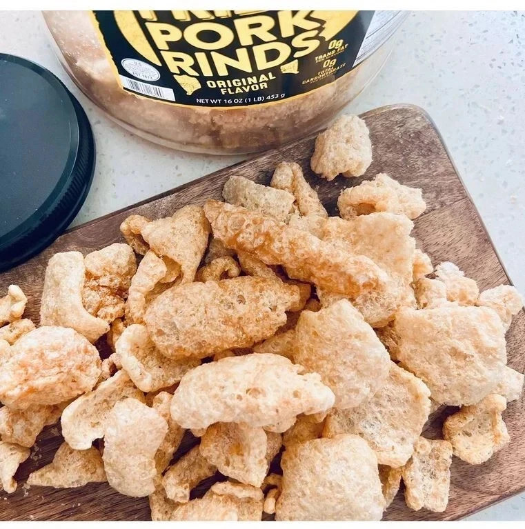 2 PACK Member'S Mark Original Fried Pork Rinds 32 Oz total . FREE SHIPPING gallery