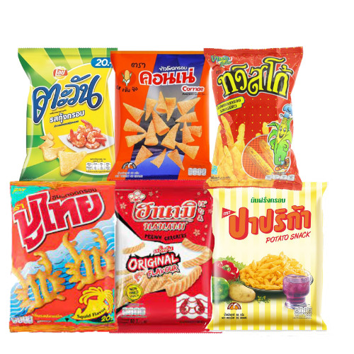 6x snacks Hit from Thailand ( Thai snacks)