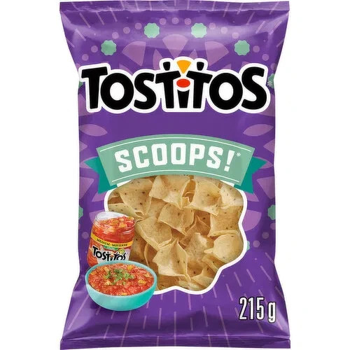 2-Pack Tostitos Scoops Tortilla Chips (215g) Dipping Snack Corn Canada Popular gallery