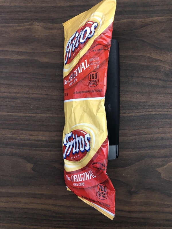 FRITOS CORN CHIPS-RARE DOUBLE BAG UNOPENED WITH CHIPS INSIDE-FACTORY MIS-PACKAGE gallery