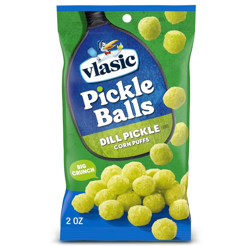 Bold Dill Pickle Flavored Puffed Snacks - Ideal for On-the-Go Crunching, 2 oz. gallery