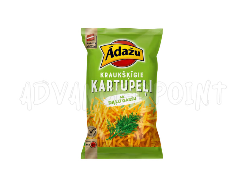 Ādaži Crispy Potatoes Tomato Dill Salt 3 Pack 300g/10.6oz Latvian Snack gallery