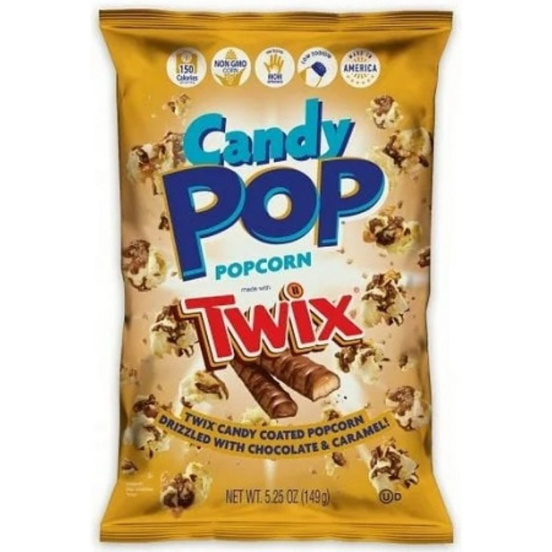 12x Candy Pop Twix Popcorn Chocolate Candy Snack Treats Sweet New Sealed Lot 5.2