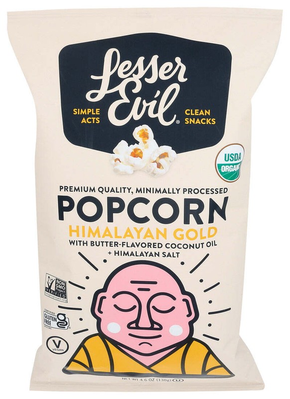 Lesser Evil Organic Popcorn Himalayan Gold 5 Oz