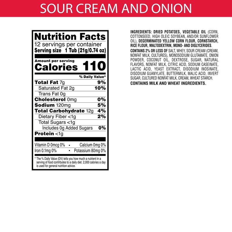 Sour Cream and Onion Crisps, 12-Count Lunch Snack Pack gallery