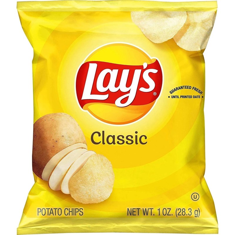 Lay's Classic Potato Snack Chips, 1 oz Bags, 10 Count Multipack gallery