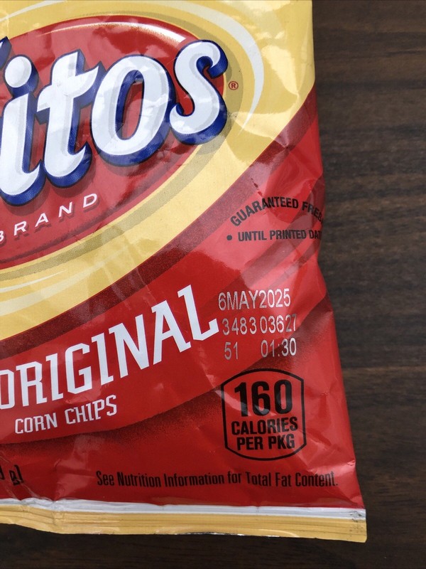 FRITOS CORN CHIPS-RARE DOUBLE BAG UNOPENED WITH CHIPS INSIDE-FACTORY MIS-PACKAGE gallery