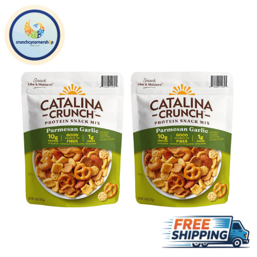 2 Pack Catalina Crunch Parmesan Garlic Snack Mix, 15 oz. FREE SHIPPING