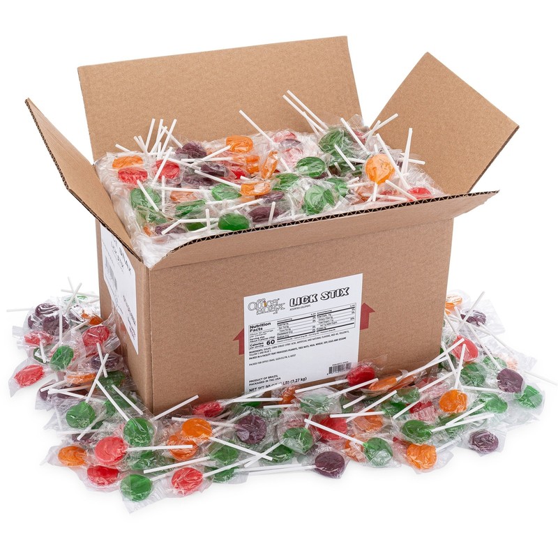 Office Snax Stix Fruit Flavor Sucker Candy (ofx-00654) (ofx00654)