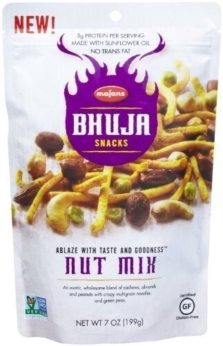 Bhuja Nut Mix, 7-Ounce Bags (Pack of 6) ( Value Bulk Multi-pack)
