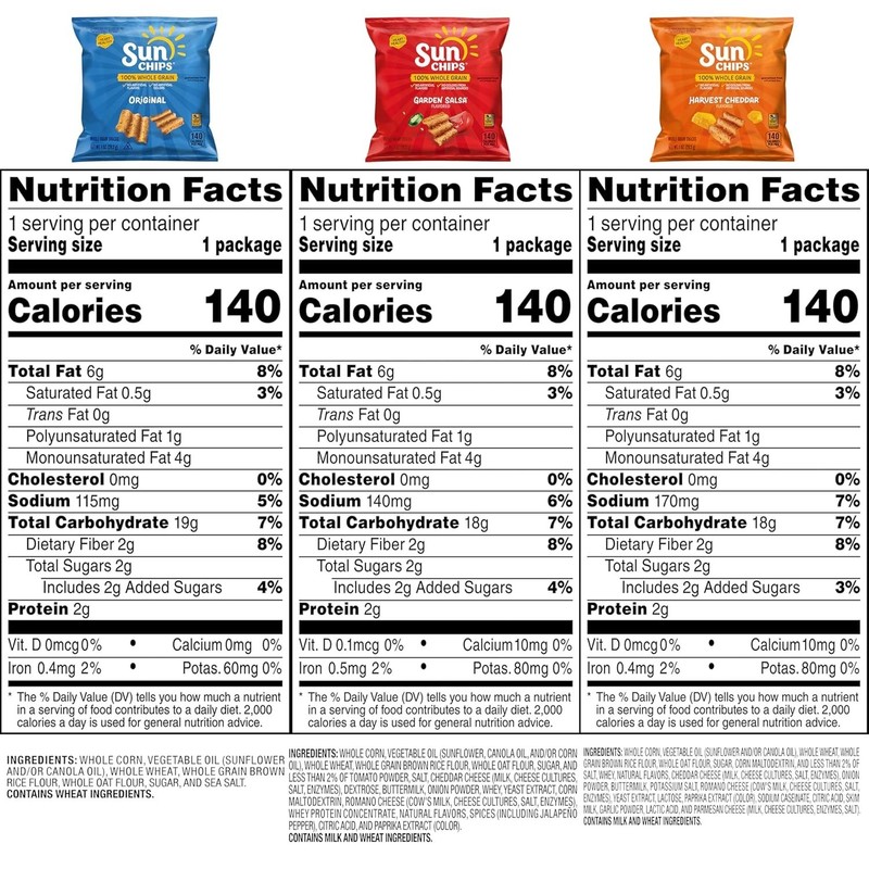 Indulge in 40 Count Whole Grain Chips Variety Pack | Healthy Snacking Delight gallery