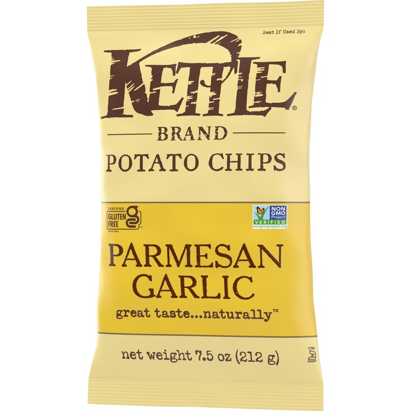 Kettle Brand Parmesan Garlic Potato Chips 7.5 Ounce Gluten Free Snack gallery